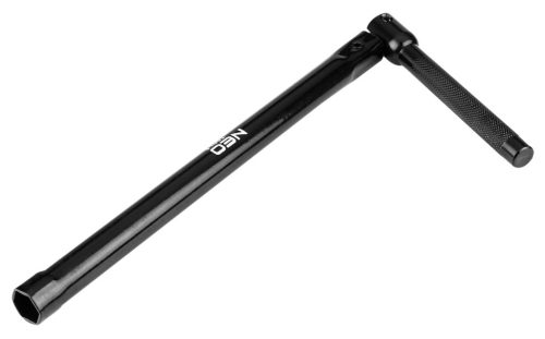 Neo Tools Csaptelepkulcs, csuklós 250mm, 5+1 cserélhető fej, 8-13mm