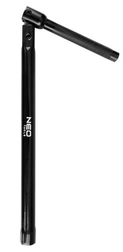 Neo Tools Csaptelepkulcs, csuklós 250mm, 5+1 cserélhető fej, 8-13mm