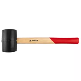 Topex Gumikalapács 60mm/400g, fanyelű