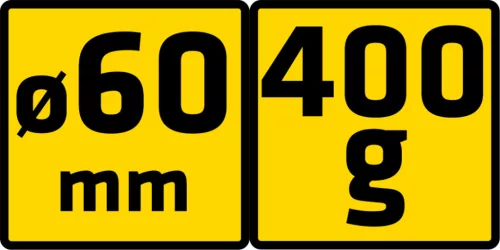 Topex Gumikalapács 60mm/400g, fanyelű