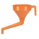 Pressol Tölcsér hajlított kifolyóval, szűrővel, 160mm, 1,2L, műanyag