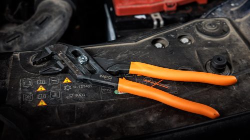 Neo Tools Vízpumpafogó fogókulcs, párhuzamos pofákkal, 250mm