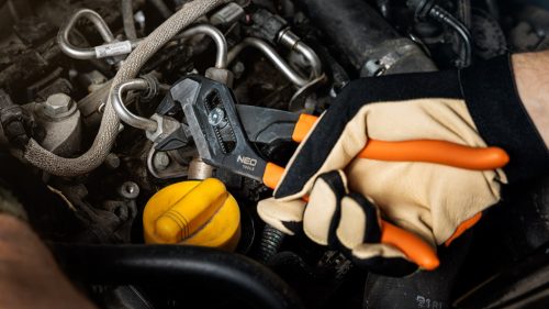 Neo Tools Vízpumpafogó fogókulcs, párhuzamos pofákkal, 250mm