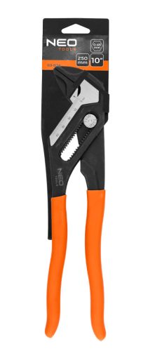 Neo Tools Vízpumpafogó fogókulcs, párhuzamos pofákkal, 250mm