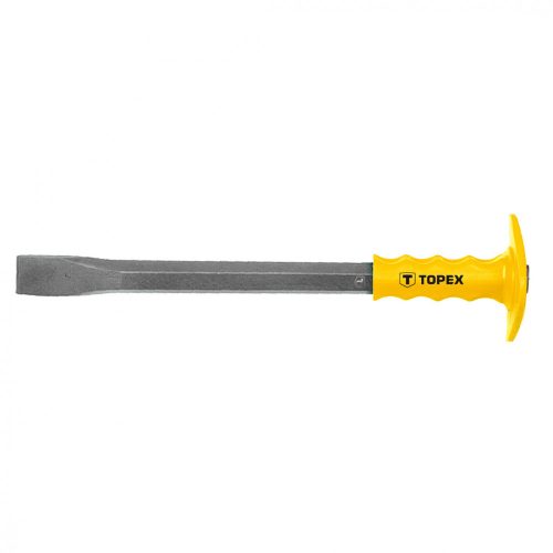Topex falvéső lapos 400x19mm kézvédővel