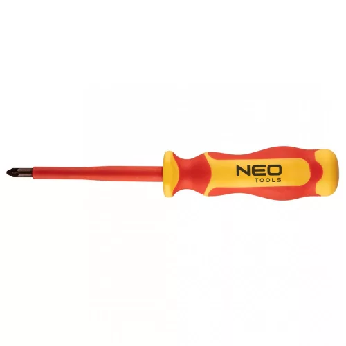 Neo Tools csavarhúzó pz2x 100mm szigetelt 1000v s2