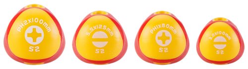 Neo Tools Csavarhúzó készlet 1000V, szigetelt, 4db, vékonyított szárral