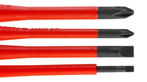 Neo Tools Csavarhúzó készlet 1000V, szigetelt, 4db, vékonyított szárral