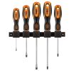 Neo Tools Csavarhúzó készlet, fali tartóval, 5db
