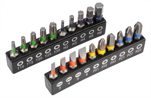 Neo Tools Akkus csavarhúzó készlet, 4V, Li-Ion akku, USB-C töltő, 20bit, tokban