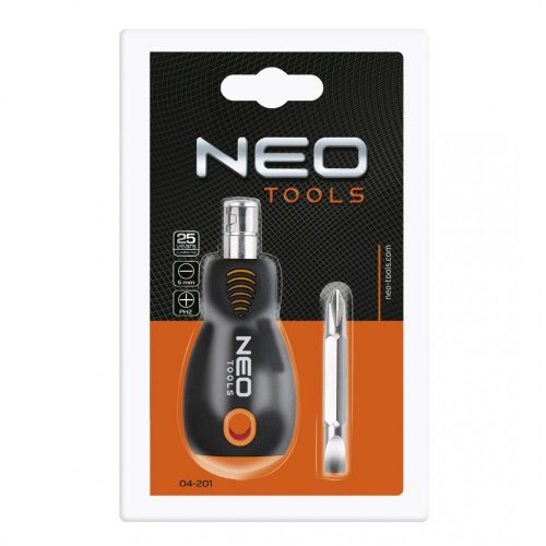 Neo Tools csavarhúzó cser.heggyel l6-ph2x38 marok