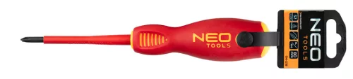 Neo Tools Csavarhúzó SL/PH1 80mm, 1000V, szigetelt
