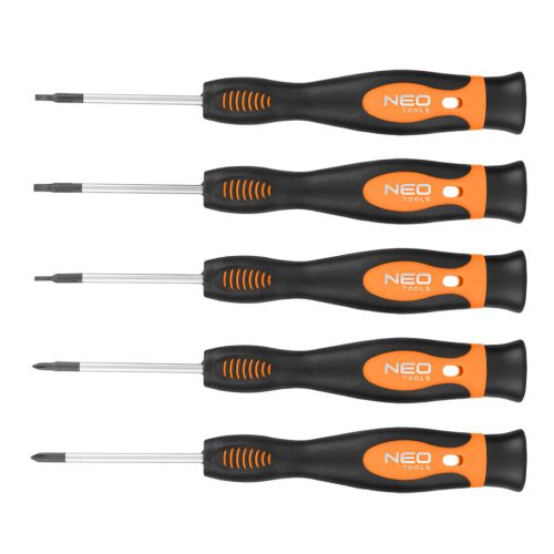 Neo Tools Mőszerész, precíziós csavarhúzó készlet 5db