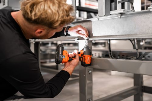 Neo Tools Akkus szénkefementes ütvecsavarozó alapgép 1/2" (négyszög) 850Nm Energy+ (18V) (akku és töltő nélkül)