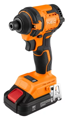 Neo Tools Akkus szénkefementes ütvecsavarozó alapgép 1/4"(bit, hatszög) 300Nm Energy+ (18V) (akku és töltő nélkül)