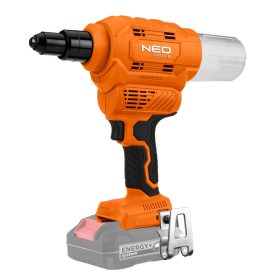   Neo Tools Akkus popszegecshúzó alapgép, 2,4-6-4mm 12000 N Energy+ (18V) (akku és töltő nélkül)