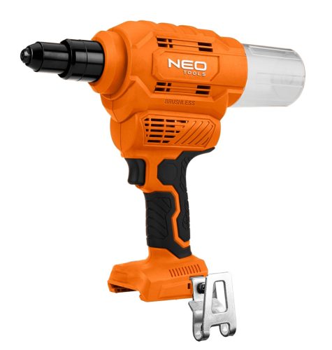 Neo Tools Akkus popszegecshúzó alapgép, 2,4-6-4mm 12000 N Energy+ (18V) (akku és töltő nélkül)