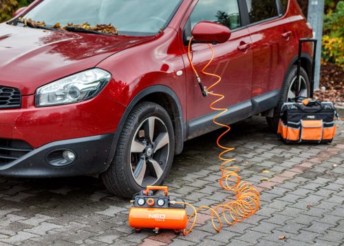 Neo Tools Akkus kompresszor alapgép, 8bar Energy+ (18V) (akku és töltő nélkül)