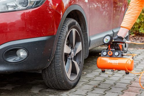 Neo Tools Akkus kompresszor alapgép, 8bar Energy+ (18V) (akku és töltő nélkül)