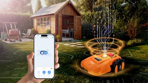 Neo Tools Akkus robotfűnyíró alapgép, IOS és Android vezérlési lehetőség, Energy+ (18V) (akku és töltő nélkül)