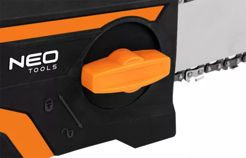 Neo Tools Elektromos láncfűrész, 1800W, 40cm-es láncvezető, szerszám nélküli láncfeszítés és csere