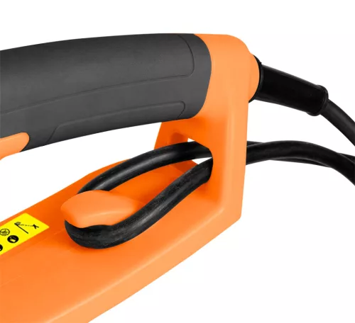 Neo Tools Magassági láncfűrész és sövényvágó 2 az 1-ben, 750W/250mm / 550W/460mm, teleszkópos szár max: 267cm
