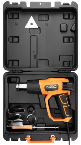 Neo Tools Hőlégfúvó 2000W, hőfokszabályzós I: 50ºC, II: 70-600ºC