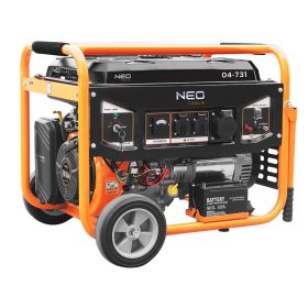   Neo Tools Áramfejlesztő, generátor, 6-6.5KW, 4 ütemű benzinmotorral