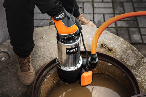 Neo Tools Szennyvízszivattyú, INOX ház, 1100W, 18000L/óra