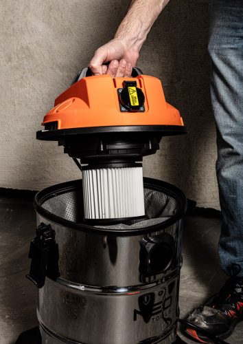 Neo Tools Száraz-nedves ipari porszívó, 30l 1400W