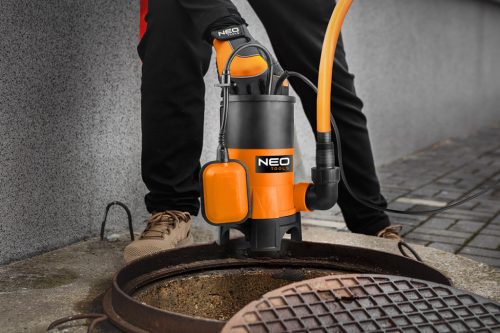 Neo Tools Szennyvízszivattyú, műanyag házas, 400W, 8000L/óra