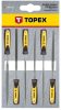 Topex tűreszelő készlet 6r. 3x150mm