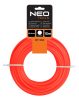 Neo Tools Damil, szegélynyírókhoz/kaszákhoz, 2,4mm/15m, kerek profil