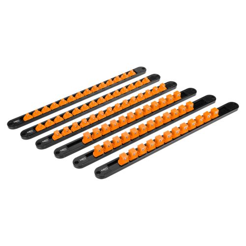 Neo Tools Dugókulcs tartósín készlet, 1/4", 3/8", 1/2", 6db-os