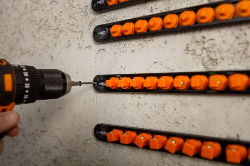 Neo Tools Dugókulcs tartósín készlet, 1/4", 3/8", 1/2", 6db-os