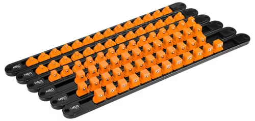 Neo Tools Dugókulcs tartósín készlet, 1/4", 3/8", 1/2", 6db-os