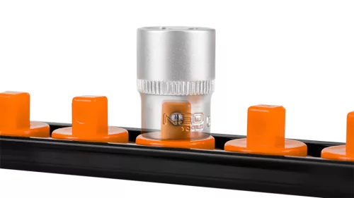 Neo Tools Dugókulcs tartósín készlet, 1/4", 3/8", 1/2", 6db-os