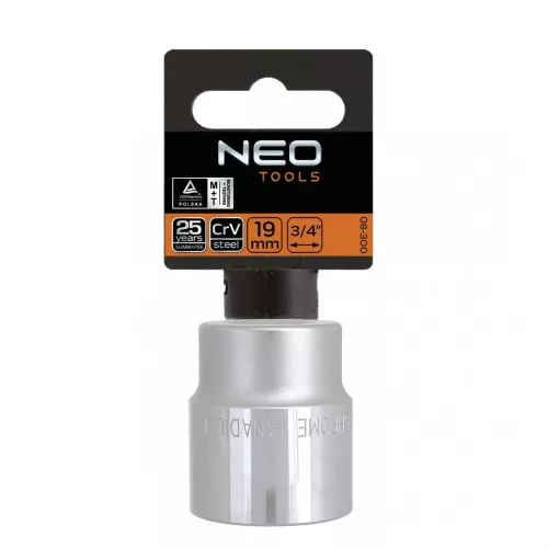 Neo Tools Dugókulcs 21mm, 3/4", hatlapú