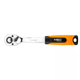 Neo Tools racsnis hajtókar 1/4"145mm váltós 72fog