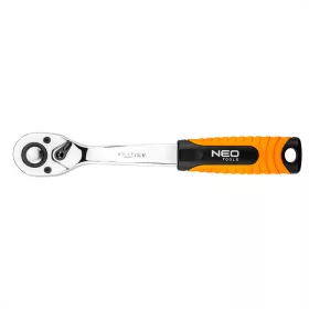 Neo Tools racsnis hajtókar 1/2"váltós 195mm 72fog