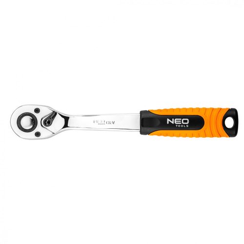 Neo Tools racsnis hajtókar 1/2"váltós 195mm 72fog
