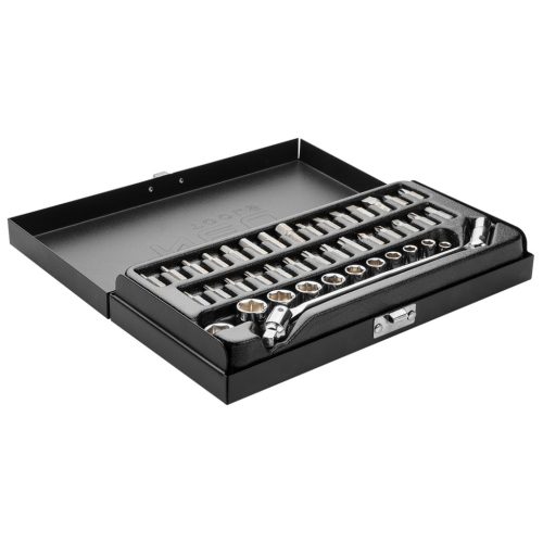 Neo Tools Dugókulcskészlet + bitkészlet 1/4", 41db