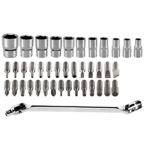 Neo Tools Dugókulcskészlet + bitkészlet 1/4", 41db
