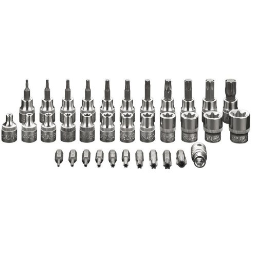 Neo Tools torx kulcs készlet 34r. 3/8" e4-e20,t10-t60