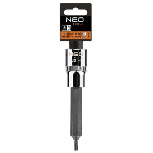 Neo Tools torx 1/2" Torx dugókulcs 6 szög t20x100