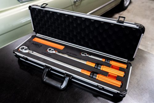 Neo Tools Nyomatékkulcs készlet, "double - click", 3db: 1/4"(5-25 Nm), 3/8"(20-100 Nm), 1/2"(65-350 Nm)