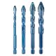 Neo Tools Univerzális keményfémlapkás fúrókészlet, 1/4" hatszög szárral, 6,8,10,12mm, 4db