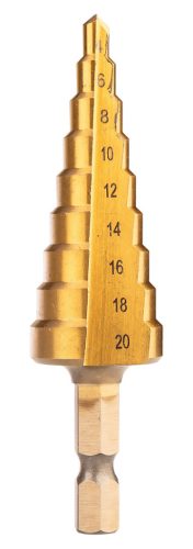 Neo Tools Lépcsős fúrókészlet, 3db-os, HSS-Titán, 3-20mm, hatszög szárral