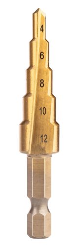 Neo Tools Lépcsős fúrókészlet, 3db-os, HSS-Titán, 3-20mm, hatszög szárral