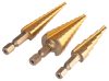 Neo Tools Lépcsős fúrókészlet, 3db-os, HSS-Titán, 3-20mm, hatszög szárral